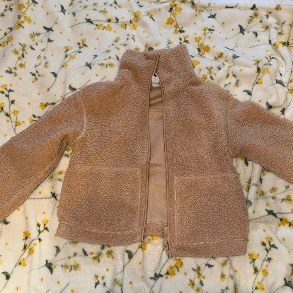 H&M Sherpa zip up jacket
